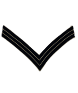 U.S. ARMY, CIRCA 1876-1902, SERGEANT, CHEVRON, FOR INFANTRY OVERCOAT - $77.28 CAD