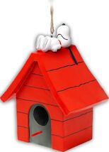 Snoopy Doghouse Weather Resistant Indoor Outdoor Birdhouse 9” H Spoontiques - $41.58