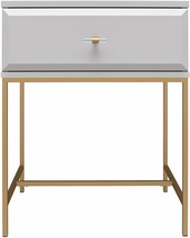 Kate Effie Nightstand, Gray, Mrdot. - $98.97