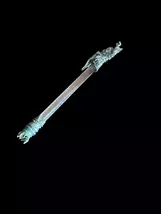 Vintage 1992 Comstock Pewter Wizard Wand Crystal Rod Globe Gemstones READ - $40.00