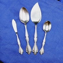 Set Of 4 Oneida Community CANTATA Stainless Serving Pcs Spoon, Pie Server, Vtg - $37.39