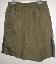 EXCELLENT MENS NIKE BROWN SWIM TRUNKS   SIZE L - $23.33