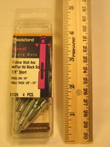 ROCKFORD Drywall Hollow Wall Anchor SHORT 1/8&quot; Drill Dia: 1/4&quot; Wall 1/8-... - £1.25 GBP