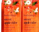 2 Bodycology Sweet Apple Cider Fragrance Mist Spray Apples &amp; Mulled Spic... - £18.97 GBP