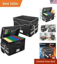 Portable Fireproof Document Organizer - Waterproof with Lock for Home Of... - $82.30