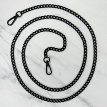 Black Crossbody Chain Link Purse Handbag Bag Replacement Strap - £15.54 GBP