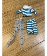 Vintage Barbie Teal White Doll Clothes Doll Outfits  KG JD - $14.85
