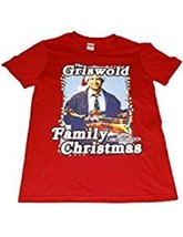 Nat&#39;l Lampoon&#39;s Christmas Vacation Griswold Men&#39;s Med Women&#39;s Red T-Shir... - £7.85 GBP