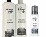 NIOXIN System 2 Cleanser &amp; Scalp Therapy Duo Set(33.8oz each) + Treatmen... - £59.72 GBP