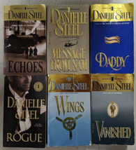 Danielle Steel [Paperback] Echoes Message From Nam Daddy Rogue Wings Vanished x6 - £13.41 GBP