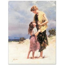 Pino &quot;Tenderness&quot; 40x30 Beach scene Giclee on Canvas Hand signed/Numbere... - $1,480.05