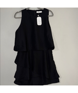 Chic Black Layered Sleeveless Romper - €11,77 EUR