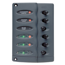 BEP Contour Switch Panel - Waterproof 6 Way - £67.39 GBP