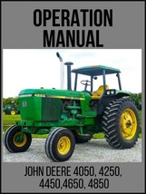 John Deere 4050 4250 4450 4650 4850 Tractor Operation / Technical Manual TM1259 - £14.35 GBP