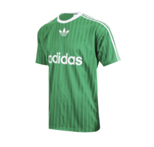 adidas Adicolor Jersey Men&#39;s Sports T-Shirts Casual Tee Green Asia-Fit IM9457 - £45.62 GBP