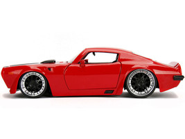 1972 Pontiac Firebird Red with Black Hood Stripe &quot;Bigtime Muscle&quot; Series 1/24 D - £31.90 GBP