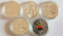 GERMANY 20 EURO COMPLETE 2018 &amp; 2019 UNC BU 10 COIN SILVER SETS UNC NR - £372.04 GBP