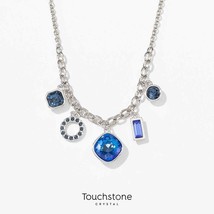 Happy Days Necklace, Blue Touchstone Crystal by Swarovski BNIB 2024N - £37.35 GBP
