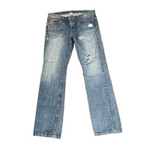 Banana Republic Jeans Size 31 Light Blue Distressed Straight Denim Mens ... - $19.79