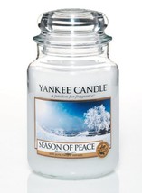 1 Yankee Candle 22 oz Large Jar Candles Season Of Peace Musk Bergamot Patchouli - £36.05 GBP