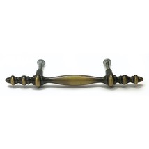 Amerock Brass Tone Ornate Drawer Cabinet Door Wardrobe Pull Handle Vintage 5 3/4 - £1.76 GBP