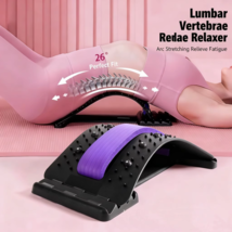 Lumbar Support Back Stretcher for Lower Back Comfort and Posture Support - $9.99