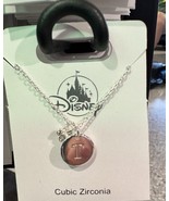 Disney Parks Mickey Mouse Cubic Zirconia Letter T Silver Color Necklace NEW - $47.70 CAD