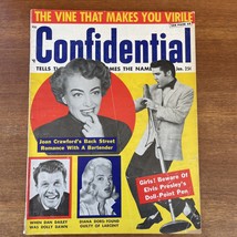 Confidential Magazine January 1957 Joan Crawford Dan Dailey Diana Doris ... - £27.58 GBP