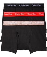 Calvin Klein Classic Fit Cotton Trunk Mens M 32-34 Black 3 pack - £25.50 GBP