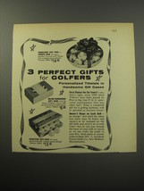 1955 Acushnet Titleist Golf Balls Advertisement - 3 perfect gifts for Golfers - £14.48 GBP