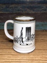 Vintage New York City Twin Towers skyline Coffee Mug - £8.81 GBP