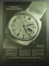 1970 Bulova Accutron Date and Day A Watch Advertisement - All watch movements - £14.53 GBP