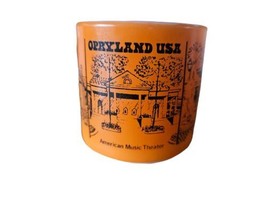 Vintage Federal Glass Opryland USA Coffee Mugs Orange - £11.92 GBP