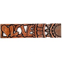 Valentine Love Graffiti Antique Style Distressed Hand-carved Decorative Wooden W - £39.88 GBP