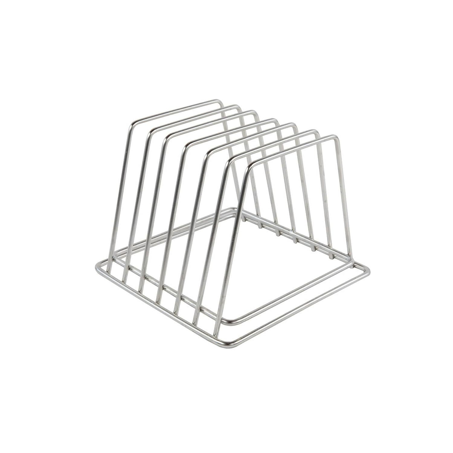 Stainless Steel Cutting Board Rack - Holds 6 Boards Up To 3/4" Wide - Nsf Approv