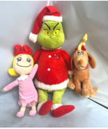2016 Merry Grinchmas Cindy-Lou, Max  &amp; Grinch (lights &amp; sounds) Plush se... - $80.82 CAD