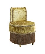 Bernadette Vanity Stool, Gold Finish - $20,207.56 MXN