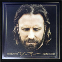 Dierks Bentley signed 2023 Gravel And Gold 11x11 Art Card/Album Cover/LP/Vinyl R - £125.82 GBP