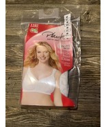 Playtex 1107 Wireless Bra Just My Size Front Close Cushion Straps Black ... - $21.77