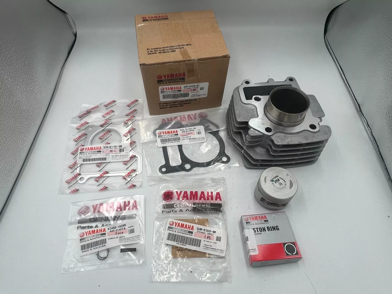 NEW SET Yamaha TTR 110 TT-R 110 Complete Cylinder Block Kit Piston Gaske... - $3,365.36 MXN