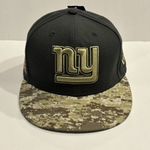 New York Giants 2016 New Era 59FIFTY Salute to Service Fitted Hat Camo 7 1/2 - $44.54