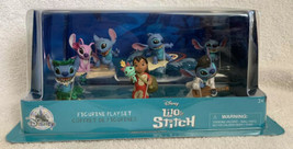 Disney Lilo &amp; Stitch Figurine Playset 6 Figures Play Set NEW Cake Toppers - £11.95 GBP