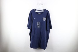 Nike Mens 2XL XXL Clint Dempsey USMNT USA Soccer Short Sleeve T-Shirt Blue #8 - £27.11 GBP