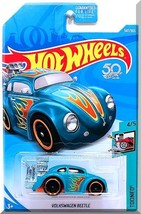 Hot Wheels - Volkswagen Beetle: Tooned #4/5 - #347/365 (2018) *Teal Edit... - $3.00