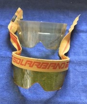 VTG SOLARBAND SUNGLASSES VISOR SKIING SNOW BOARD RETRO MODERN HEADGEAR O... - £18.89 GBP