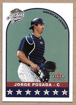 2002 Fleer Tradition Update #U310 Jorge Posada New York Yankees - £1.58 GBP