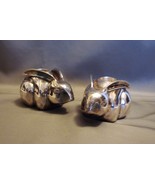 Silver-Plated &quot;Rabbit~ Easter Bunny&quot; Taper Candle Holders from the Potte... - £5.59 GBP