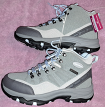 Nib Skechers Outdoor Air Cooled Memory Foam Waterproof Women Hiking Boots Sz 7 - £34.09 GBP