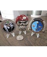 3 AFSOC Challenge Coins USAF Pararescue Skull Creed PJ CCT Combat Contro... - $79.52 CAD