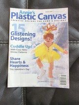 Jan 2007 Annies Plastic Canvas Pattern Magazine 15 Designs Winter Valent... - £10.38 GBP